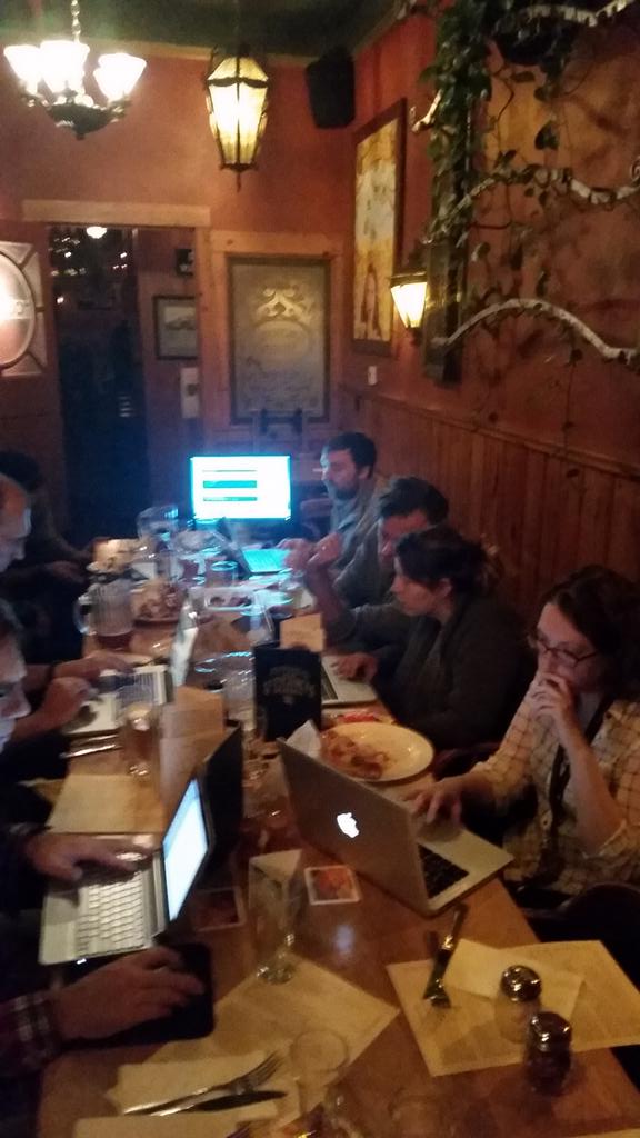 The second meeting of Maptime Bend had a slightly larger turnout!